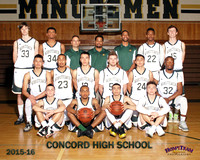Concord Basketball- men's 2015-16