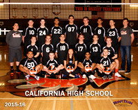 Cal High Volleyball- men's 2015-16