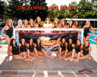 Cal High Water Polo- men's + women's 2015-16